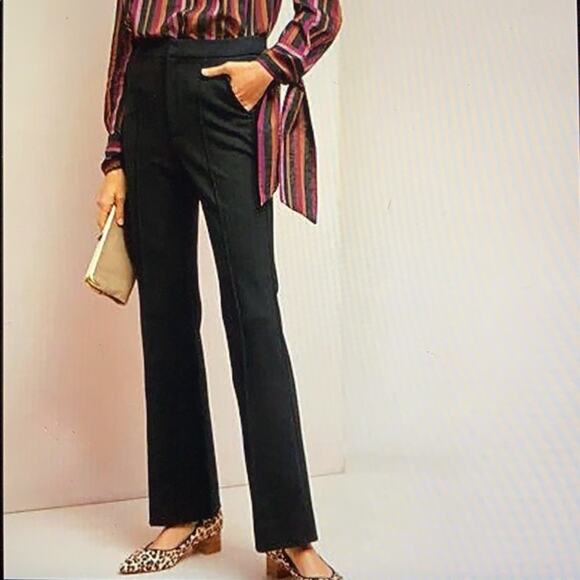 Anthropologie Pants - Anthropologie The Essential Pintucked Trouser Black Women's Size 4